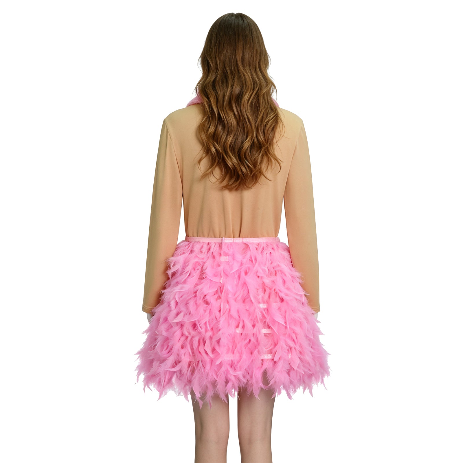 White Chicks Pink Flamingo Cosplay Costume Halloween Party Suit ACcosplay