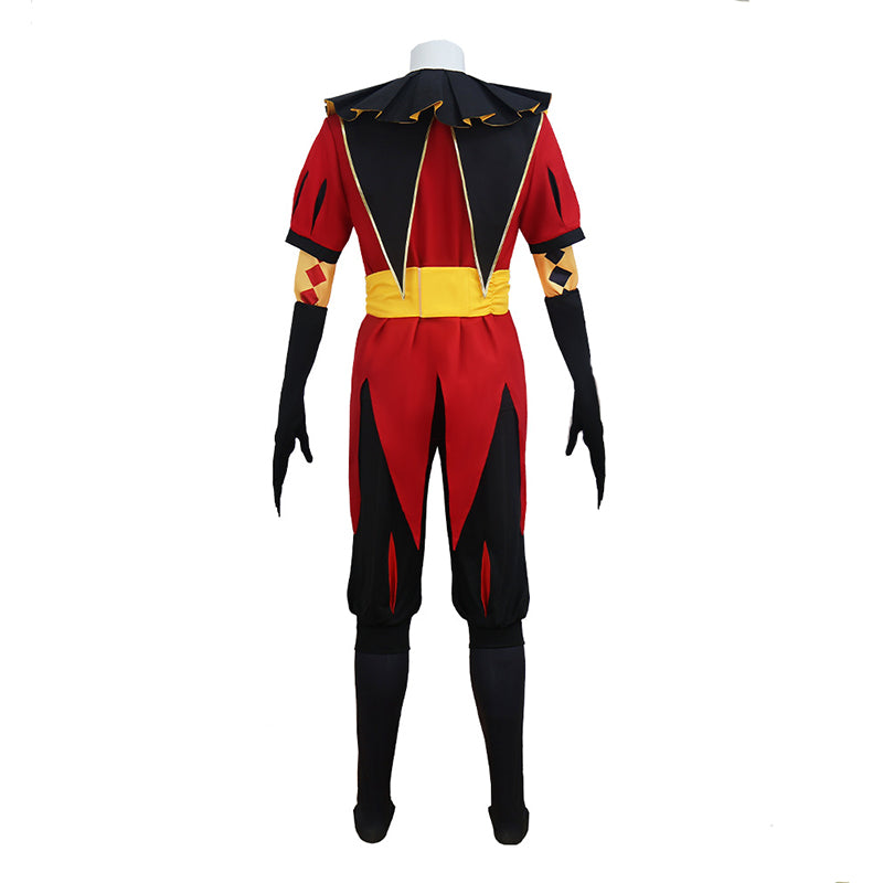 The Freak Circus Pierrot Cosplay Costume Jester Halloween Party Outfit ACcosplay