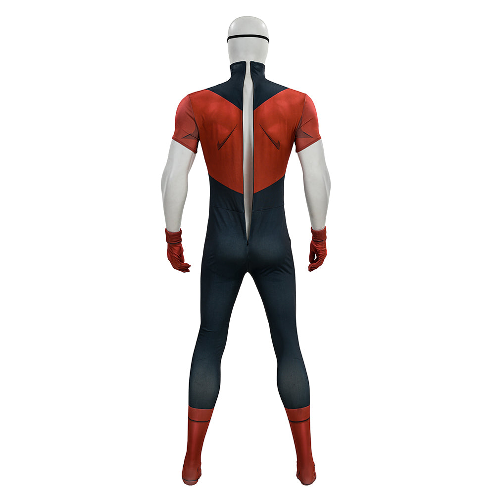 Invincible Season 4 Oliver Grayson Cosplay Costume Red Halloween Outfit ACcosplay