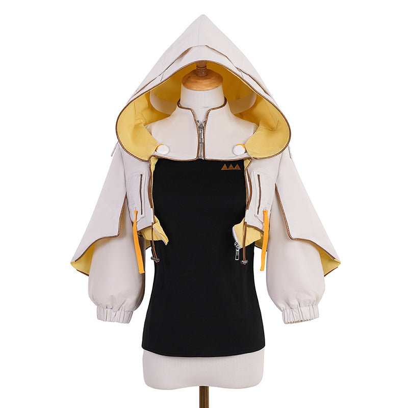 Final Fantasy XIV Sphene Cosplay Costumes White Hooded Halloween outfit ACcosplay