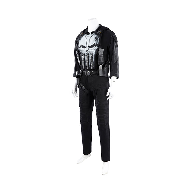 The Punisher Cosplay Costume Spiderman Brand New Day Halloween Outfit ACcosplay