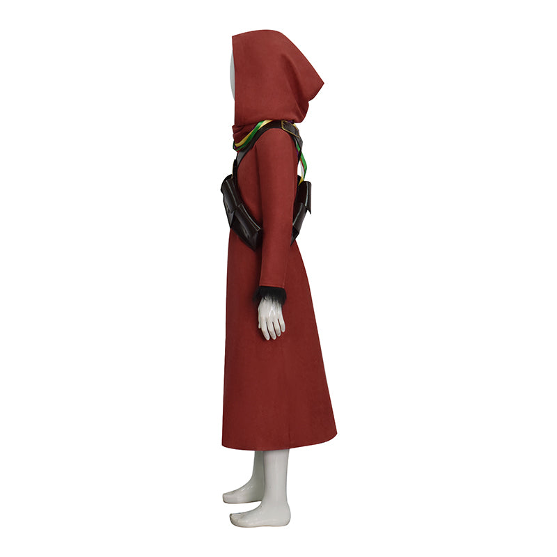 Star Wars The Mandalorian Jawa Cosplay Costume Kids Cape Outfit Halloween Party Suit