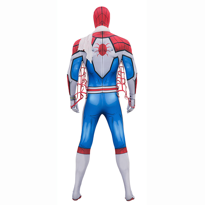 Japanese TV Spider Man Supaidaman Cosplay Costume Toe Spider Man Battle Suit ACcosplay