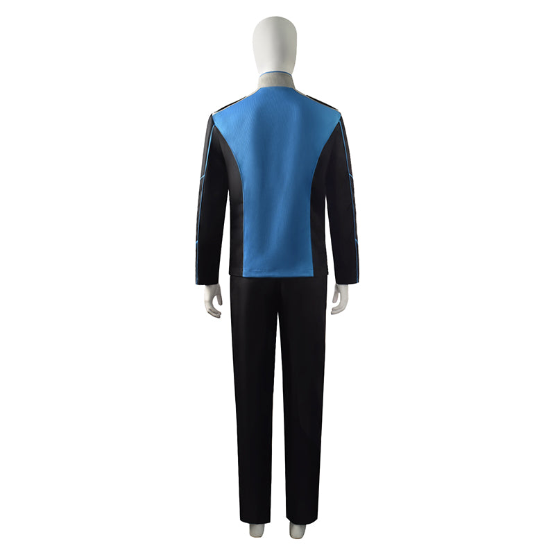 The Orville 4 Cosplay Costume Blue Command Department Male's Uniform ACcosplay