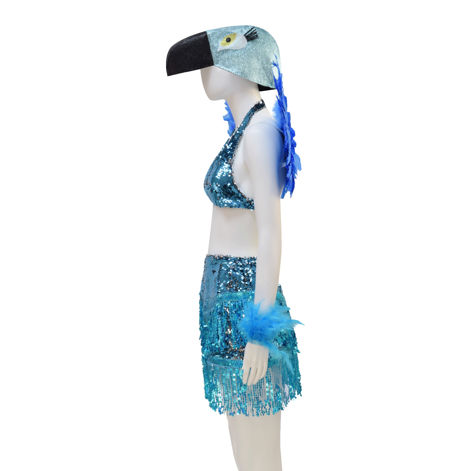 Rio Blue Cosplay Costume Blue Bird Costume Stunning Halloween Outfit Accosplay