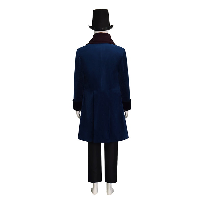 A Christmas Carol Ebenezer Scrooge Cosplay Costume Hat Scarf Christmas Outfit ACcosplay