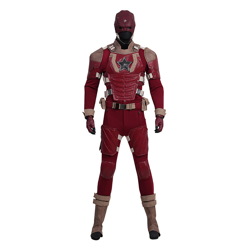 Thunderbolts Red Guardian Cosplay Costume Halloween Outfit Version 2 ACcosplay