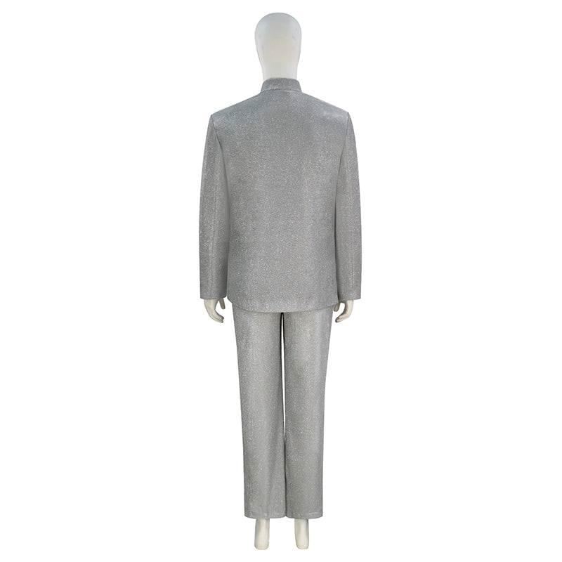 Austin Powers: International Man of Mystery Dr. Evil Cosplay Costume Silver Outfit ACcosplay