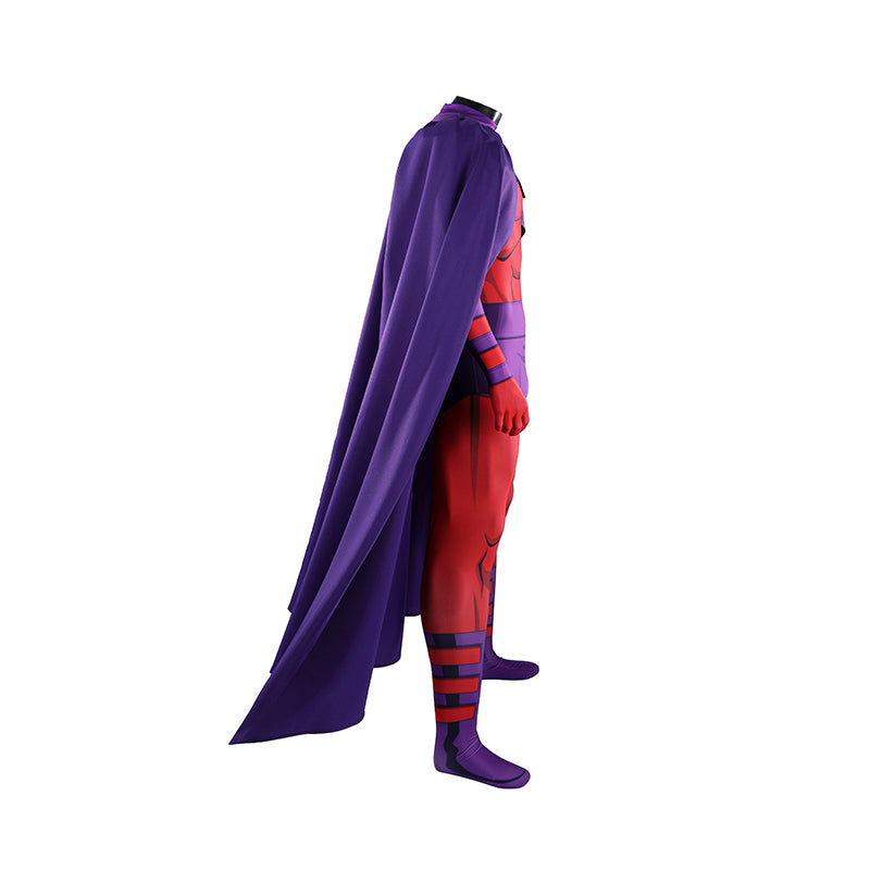 X-Men 97 Magneto Cosplay Costume With Cape Halloween Jumpsuit ACcosplay