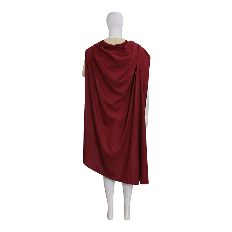 The Odyssey Odysseus Cosplay Costume Ancient Greek Warrior Halloween Red Outfit ACcosplay