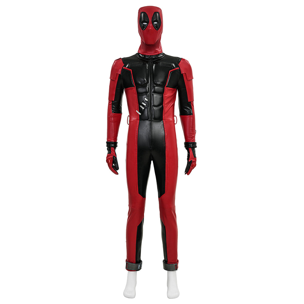 Marvel Rivals Deadpool Red Leather Cosplay Costume ACcosplay
