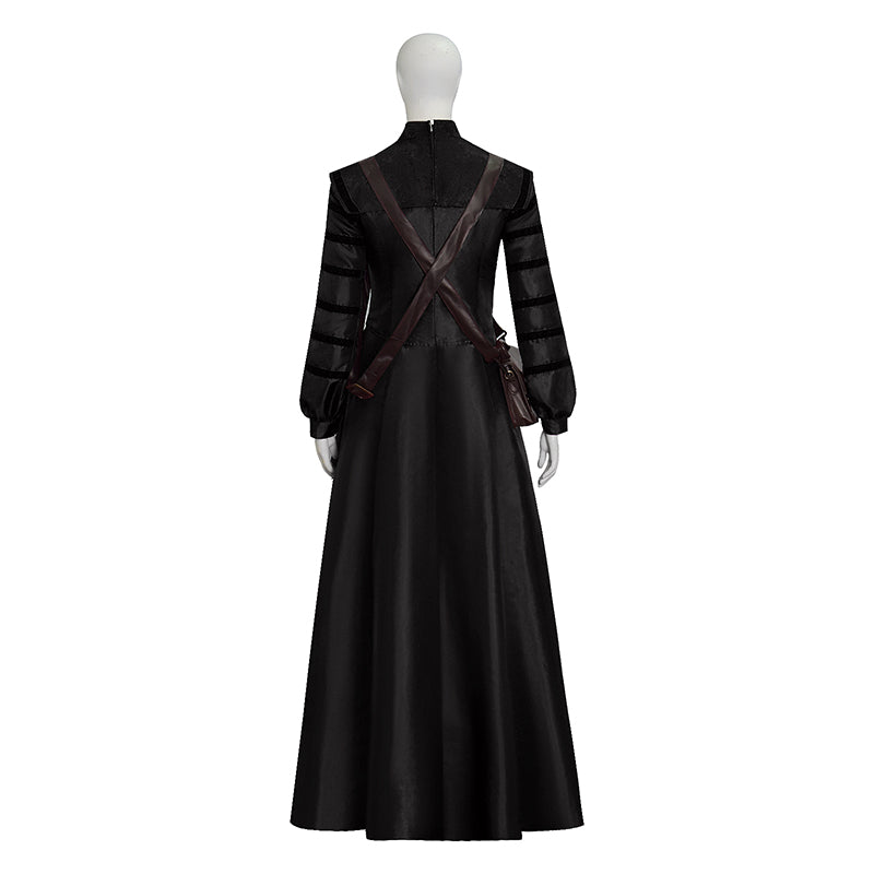 1666: Amsterdam Noa Cosplay Costume Black Long Dress with Accessories ACcosplay