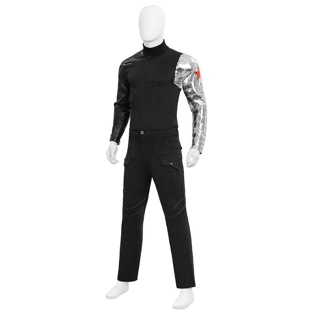 The Winter Soldier Cosplay Costume Captain America 2 Cosplay Halloween Outfit ACcosplay