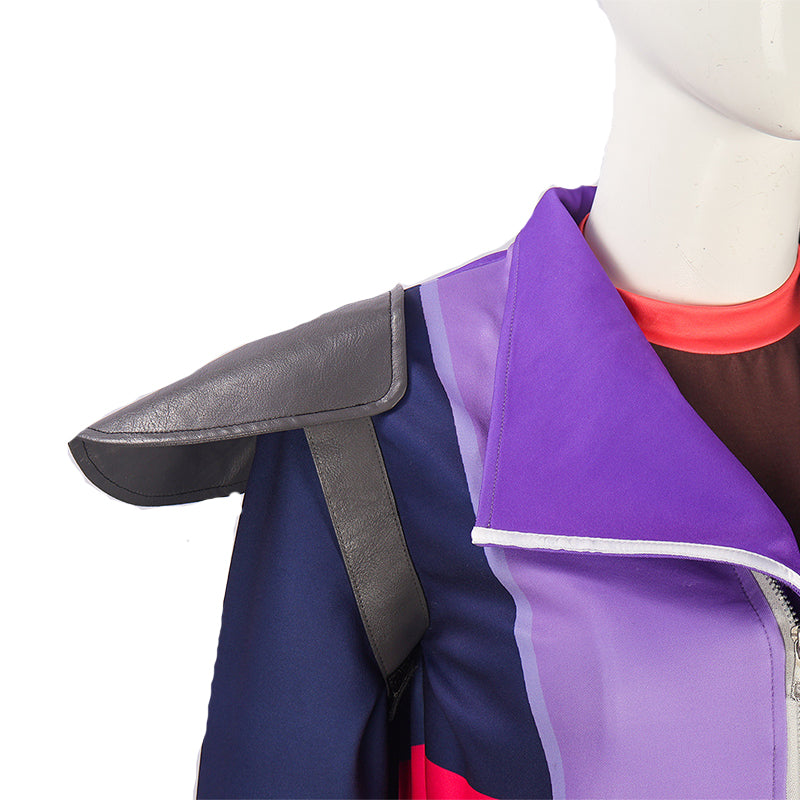 Rick and Morty Seal Team Rick Sanchez Cosplay Costume Purple Jacket Full Set ACcosplay