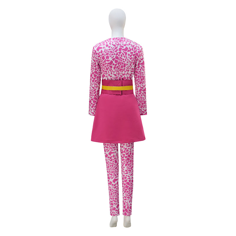 Glee Sue Sylvester Cosplay Costume Super Bass Pink Halloween Suit ACcosplay