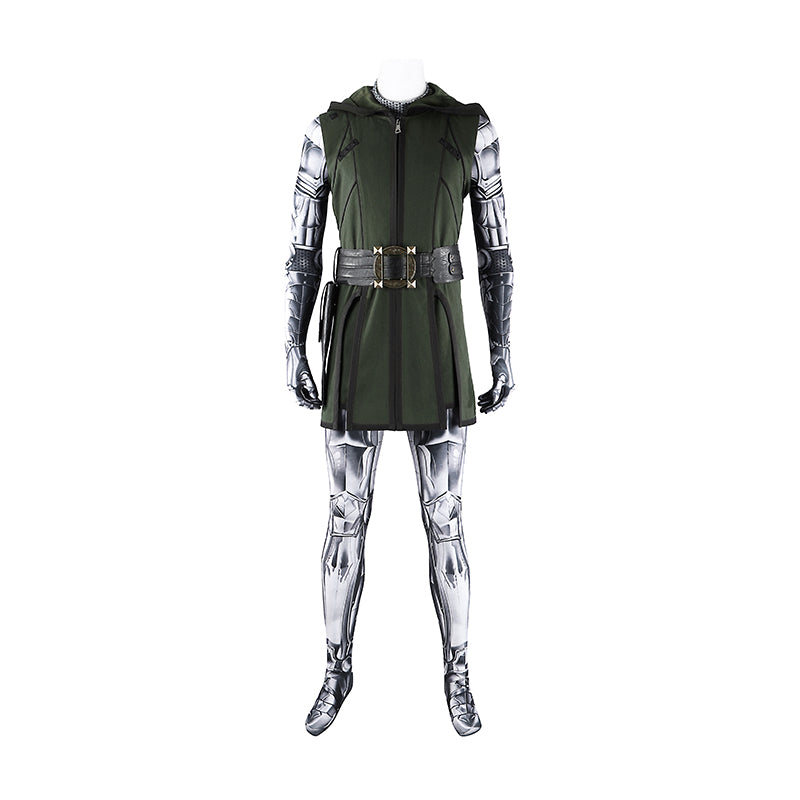 New Avengers 5 Doomsday Doctor Doom Cosplay Costume Halloween Jumpsuit Accosplay
