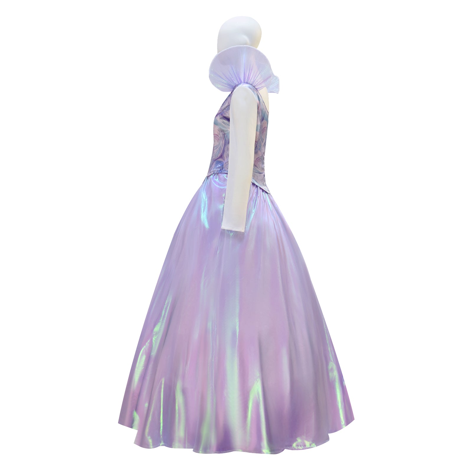 Wicked Witch Glinda Fairy Purple Cosplay Costume Prom Dress Halloween Outfit ACcosplay