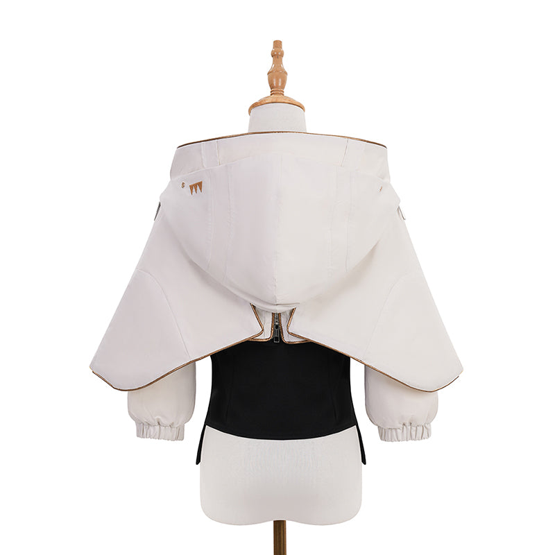 Final Fantasy XIV Sphene Cosplay Costumes White Hooded Halloween outfit ACcosplay