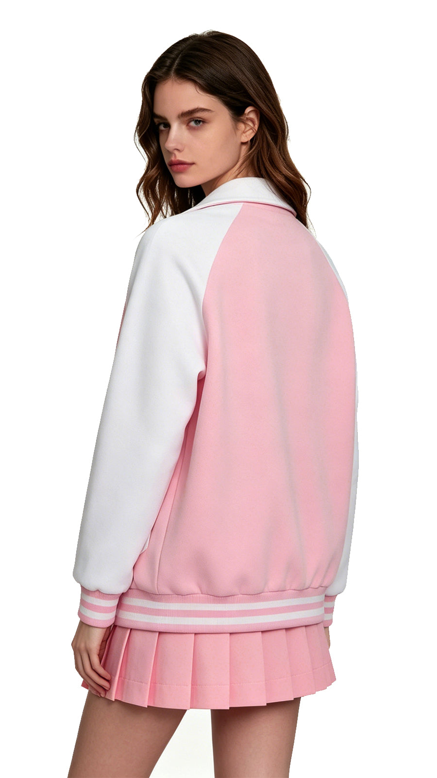 Legally Blonde Elle Woods Replica Cosplay Costume Baseball Jacket Halloween Suit ACcosplay
