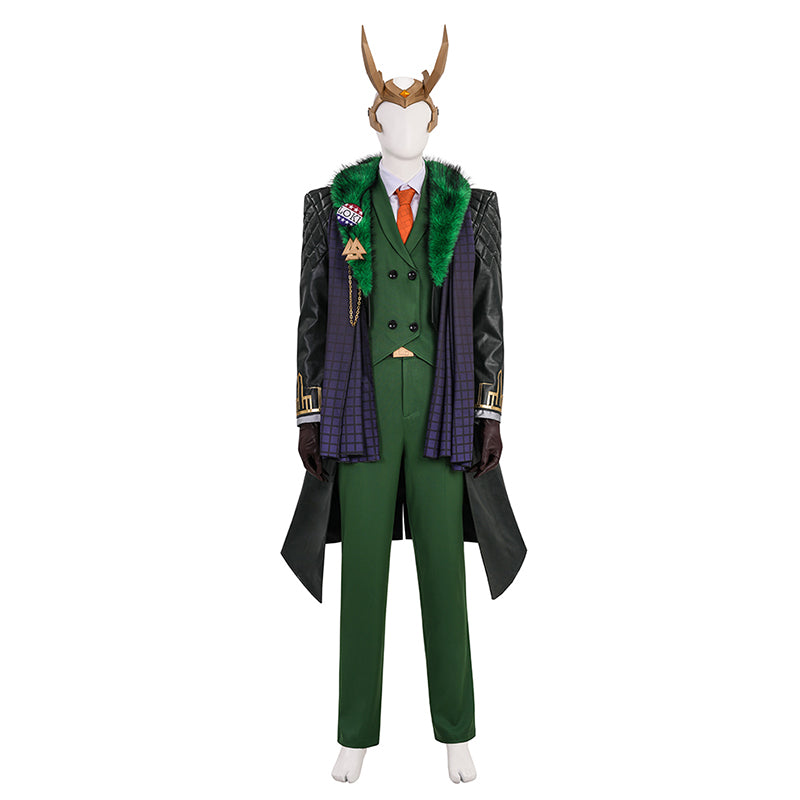 Marvel Rivals Loki Presidential Attire Cosplay Costume Halloween Outfits ACcosplay