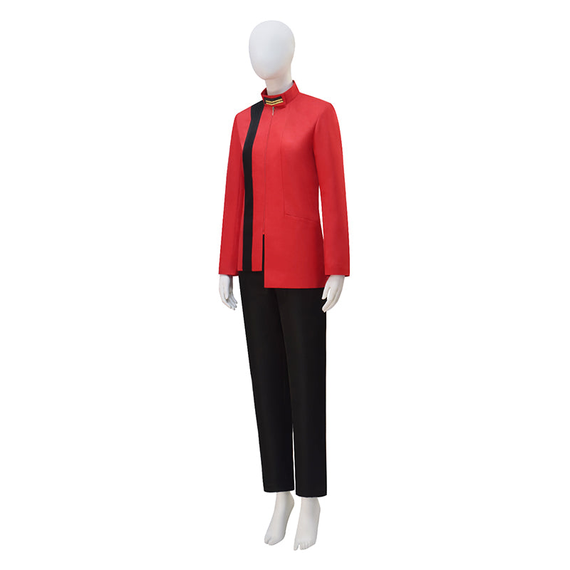 Discovery Season 4 Cosplay Costume Red Uniform Halloween Outfit For Female Male ACcosplay