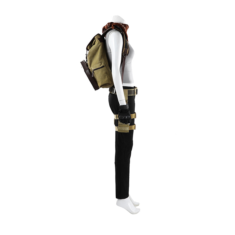 Tomb Raider Catalyst Lara Croft Cosplay Costume With Bag Halloween Outfit Accosplay