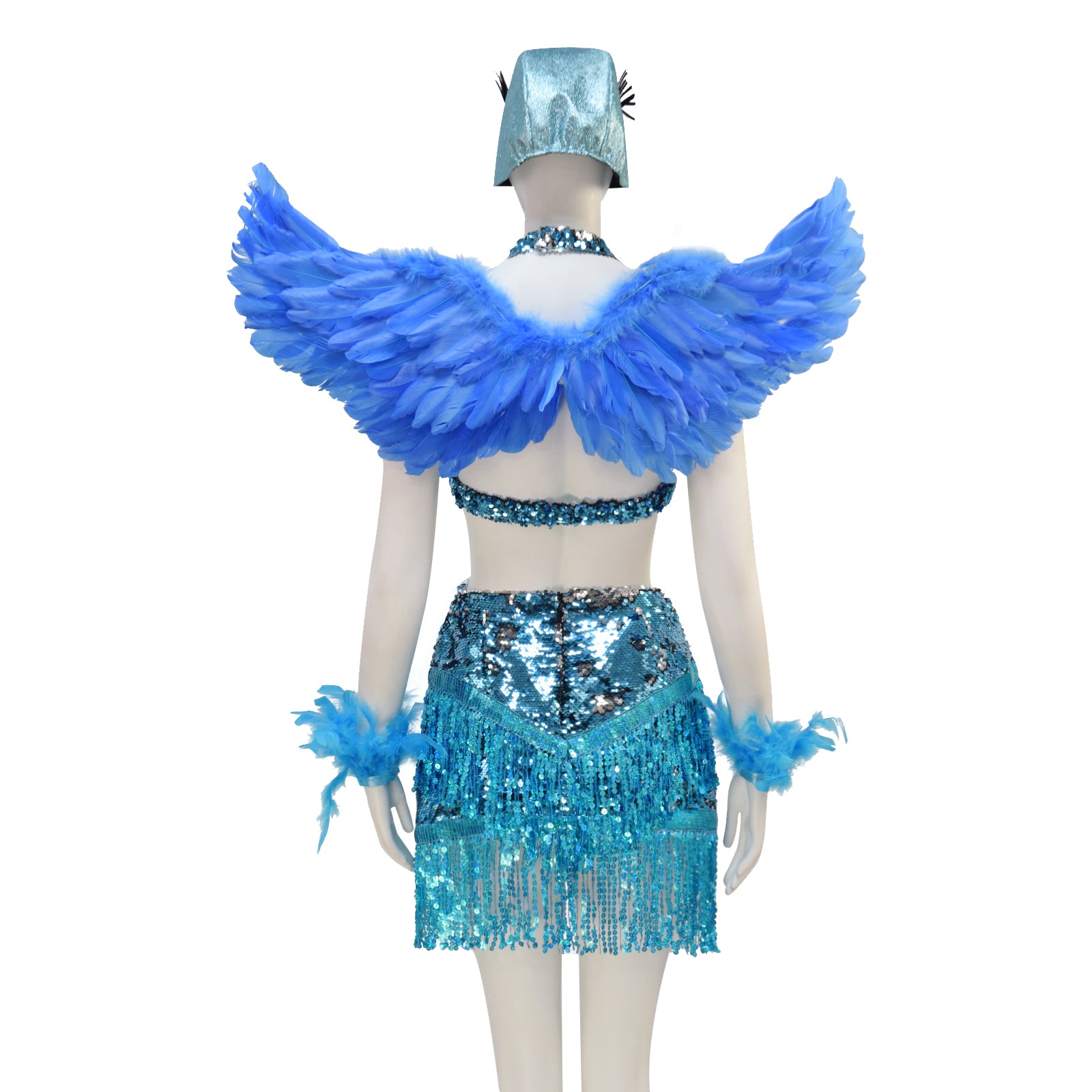 Rio Blue Cosplay Costume Blue Bird Costume Stunning Halloween Outfit Accosplay