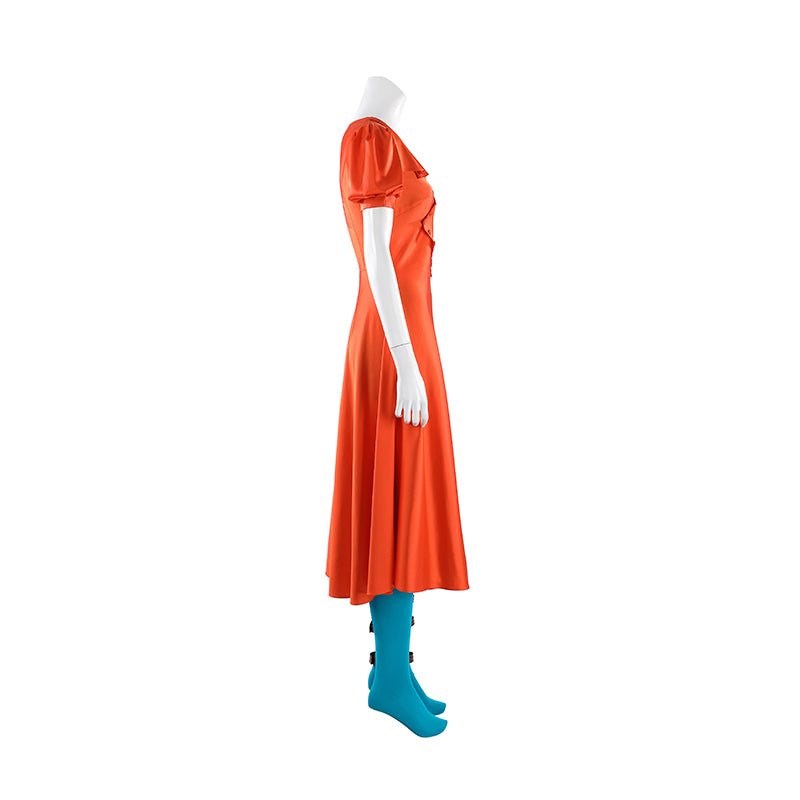 The Bride 2026 Movie Ada Cosplay Costume Orange Halloween Outfit ACcosplay