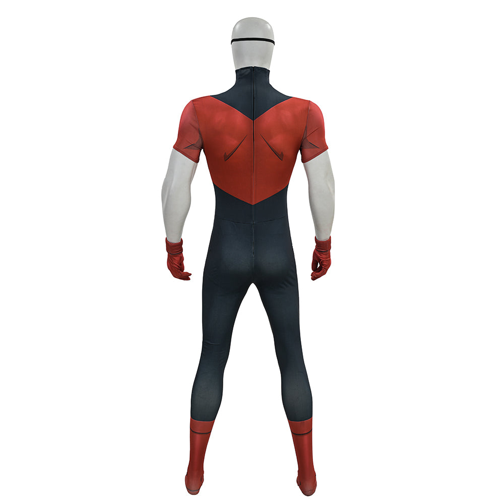 Invincible Season 4 Oliver Grayson Cosplay Costume Red Halloween Outfit ACcosplay