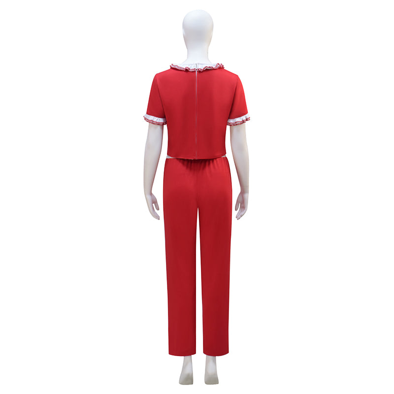 Sally o'malley Cosplay Costume Red Halloween Outfit ACcosplay
