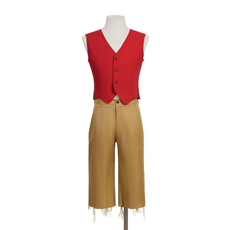 One Piece Live-Action Season 2 Luffy Cosplay Costume Halloween Carnival Suit ACcosplay
