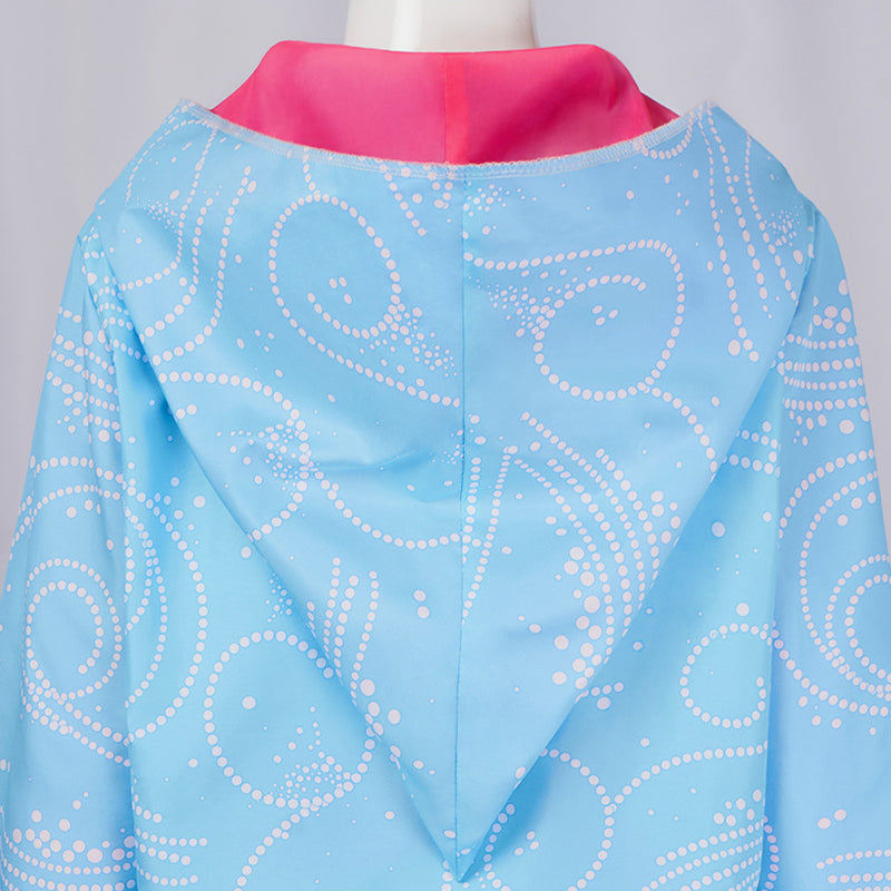 Fairy Godmother Cosplay Costume Sleeveless Shirt Dress with Cape Halloween Suit ACcosplay