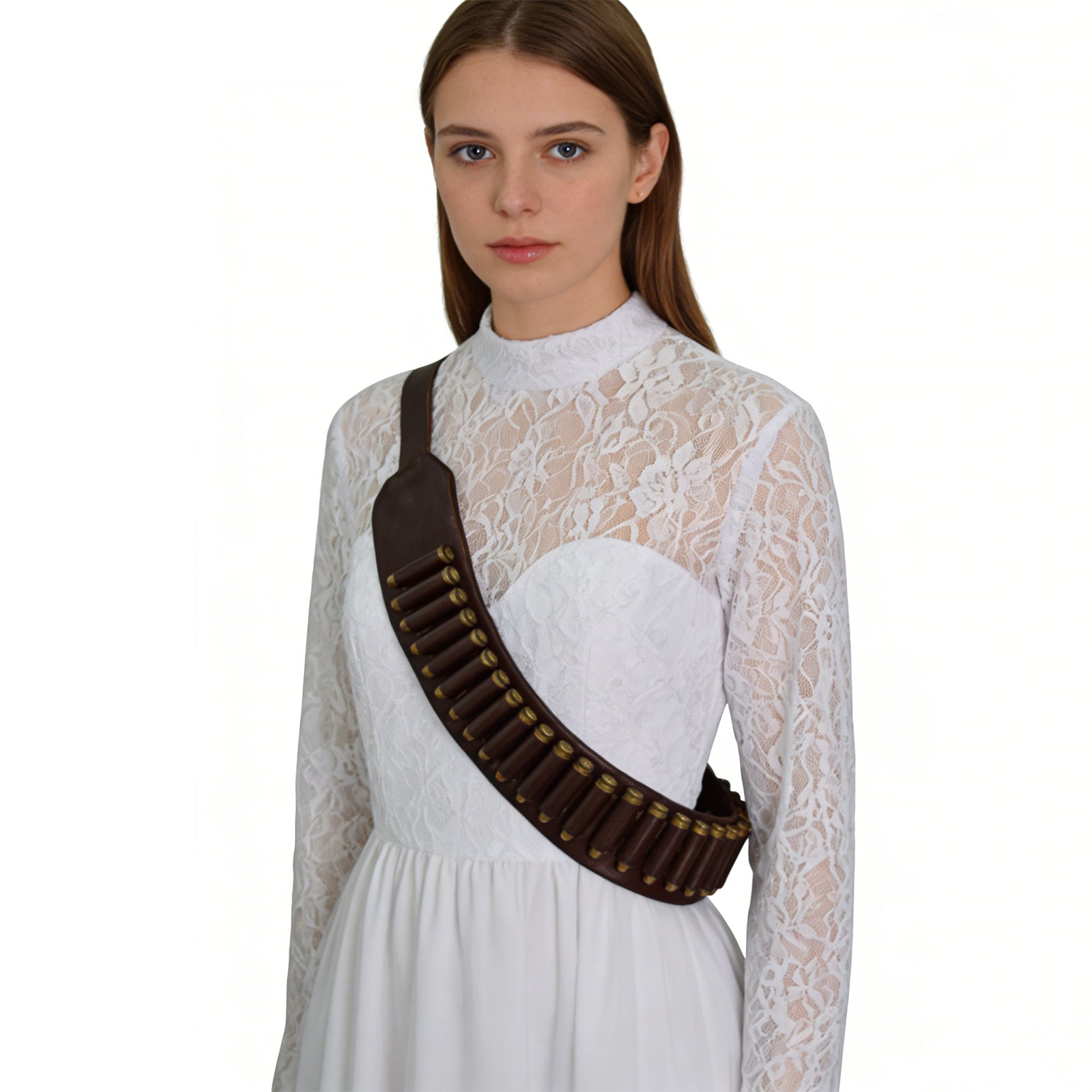 Ready Or Not Grace Cosplay Costume White Wedding Dress Halloween Suit ACcosplay