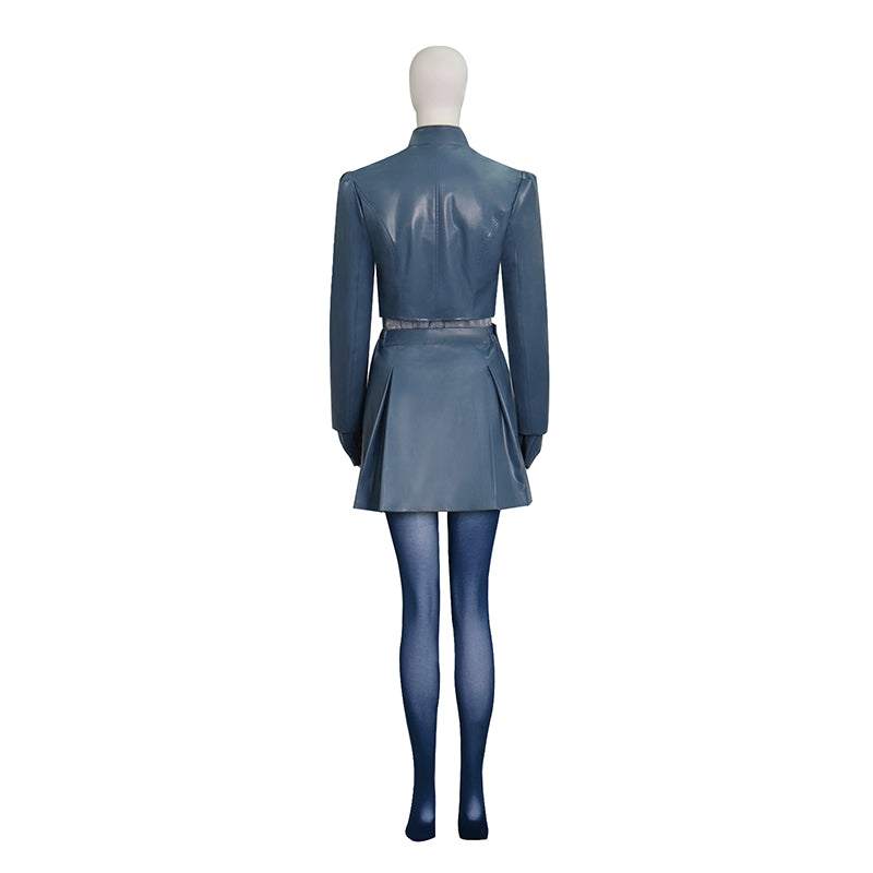 Descendants 5 Chloe Charming Cosplay Costume Blue Halloween Outfit ACcosplay