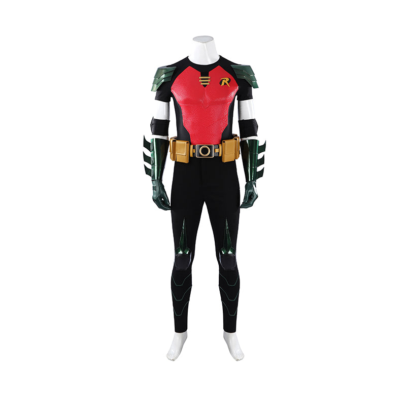 Tim Drake Red Robin Cosplay Costume Full Set Men Robin Superhero Outfit ACcosplay