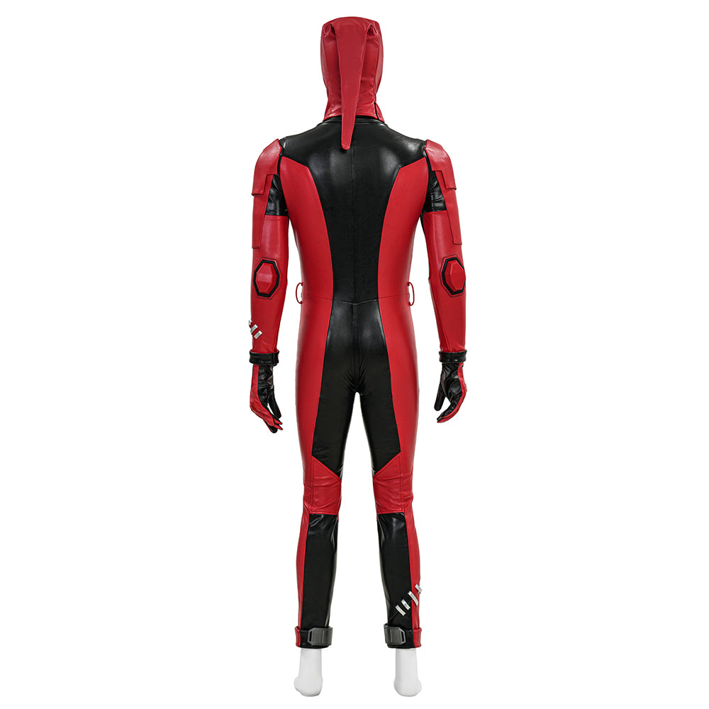 Marvel Rivals Deadpool Red Leather Cosplay Costume ACcosplay