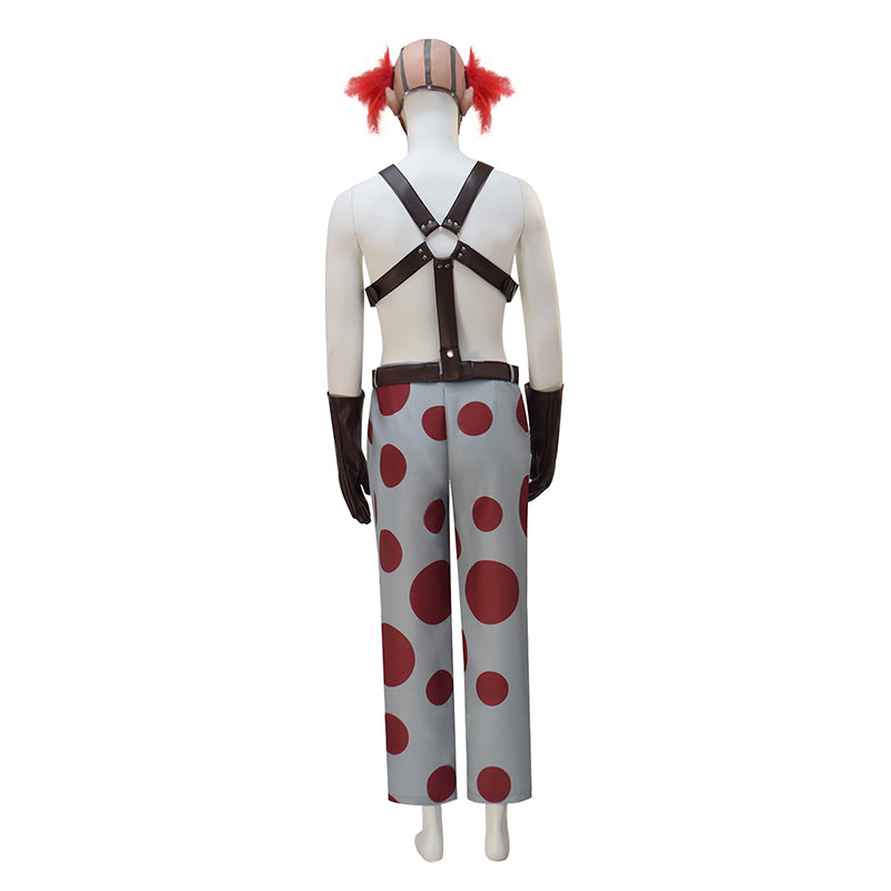 Twisted Metal Sweet Tooth Clown Pants Outfits With Mask Halloween Carnival Suit ACcosplay