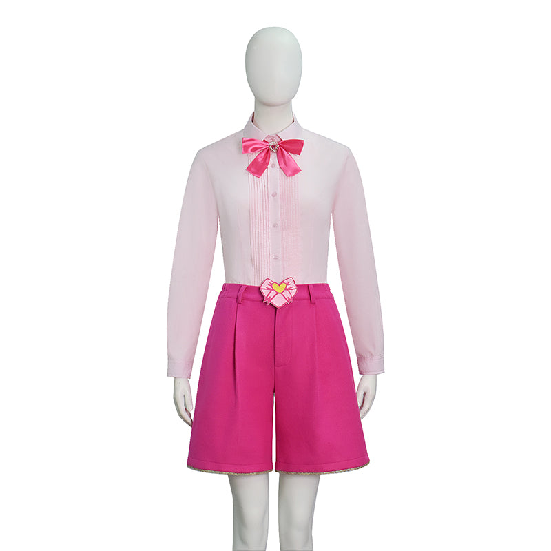 Descendants Wicked Wonderland Pink Hearts Cosplay Costume Halloween Fancy Suit ACcosplay