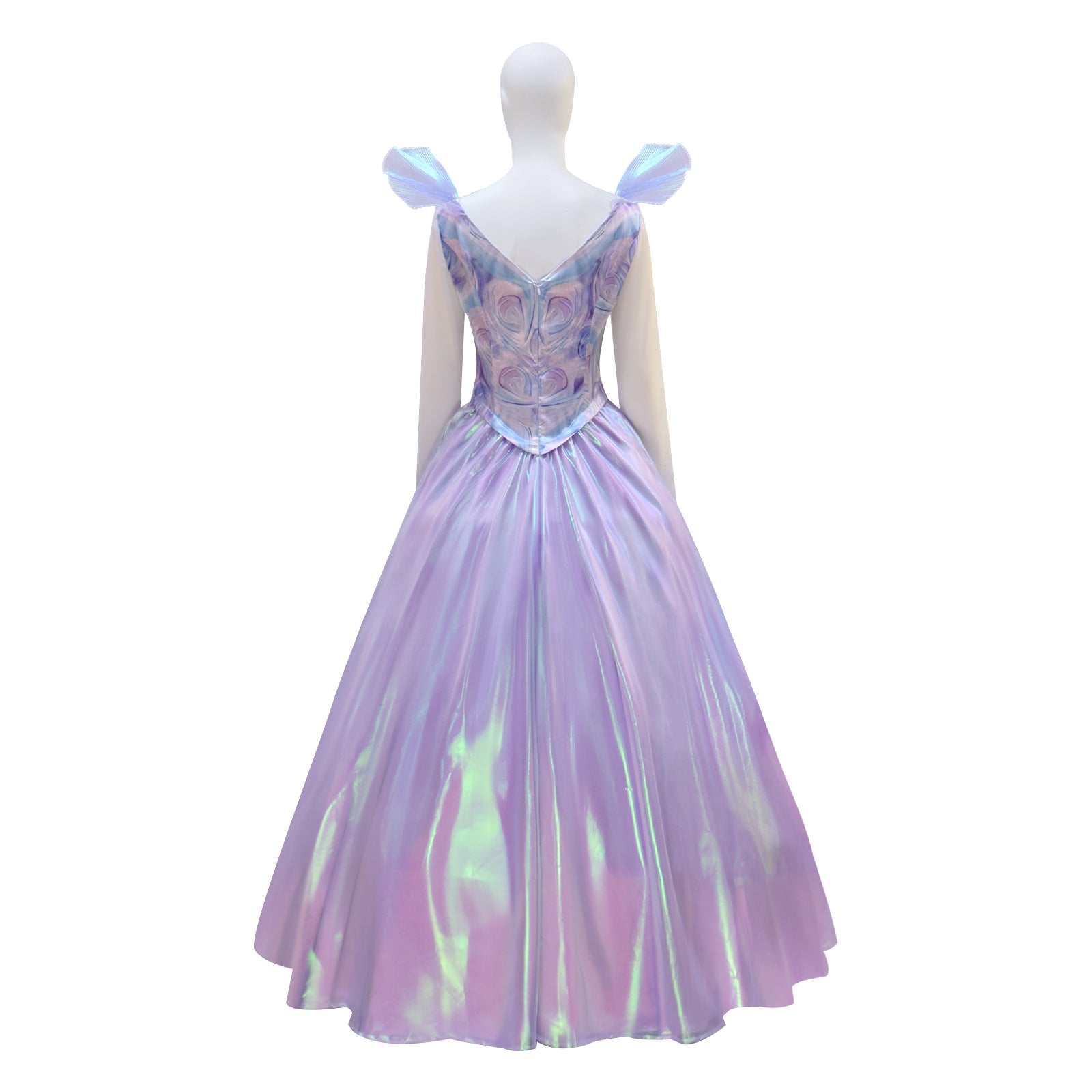 Wicked Witch Glinda Fairy Purple Cosplay Costume Prom Dress Halloween Outfit ACcosplay