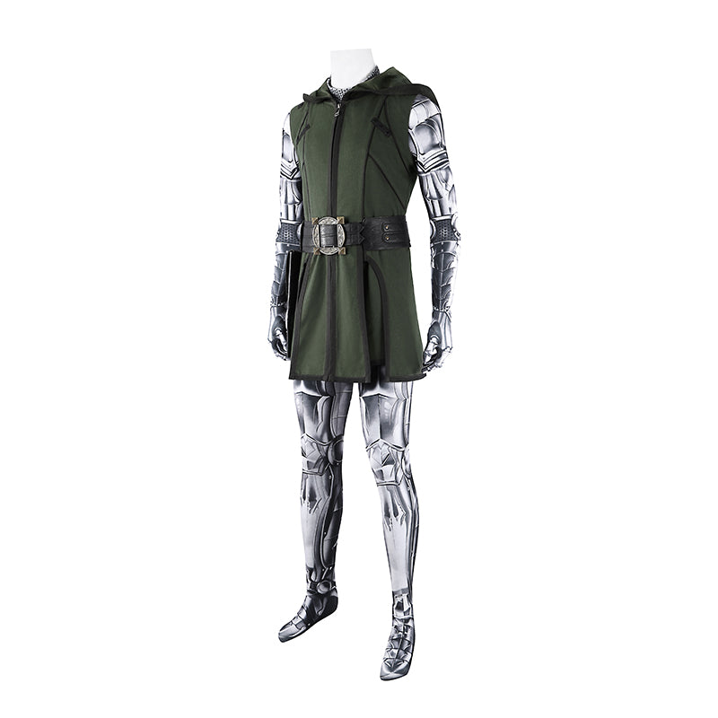 New Avengers 5 Doomsday Doctor Doom Cosplay Costume Halloween Jumpsuit Accosplay