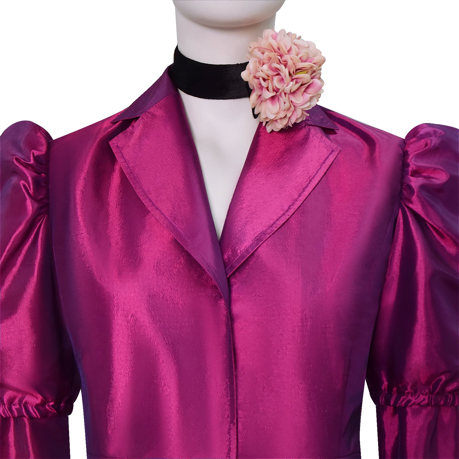 The Hunger Games Effie Trinket Reaping Scene Cosplay Costume Purple Dress ACcosplay