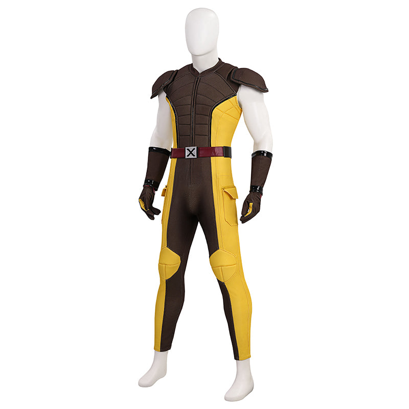 Deadpool 3 Wolverine Cosplay Costume Brown Halloween Outfit ACcosplay