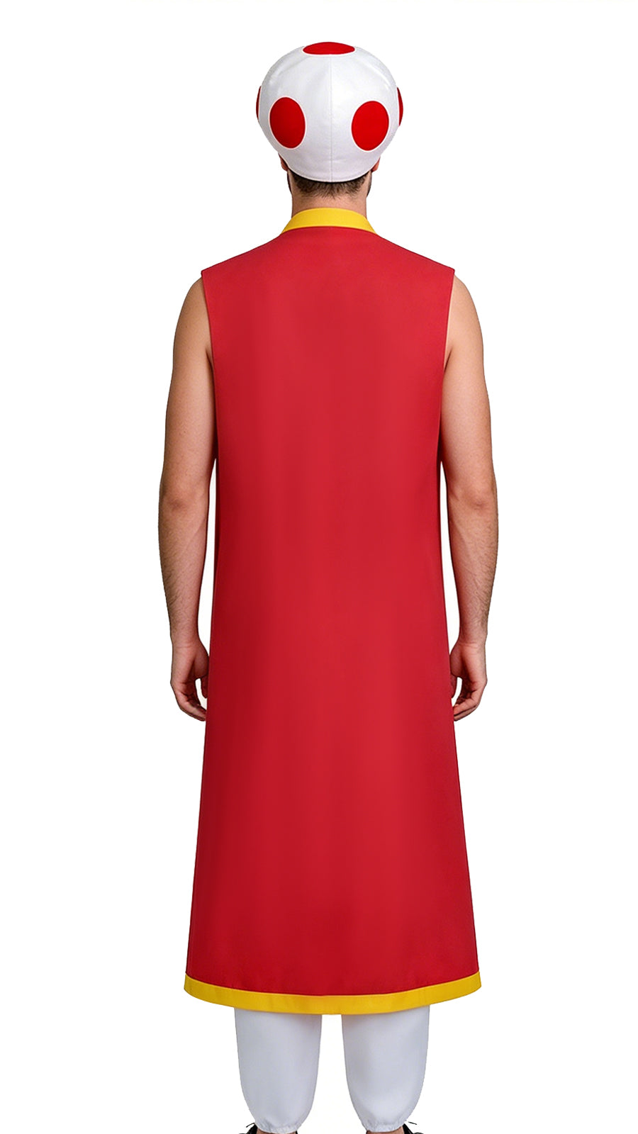 The Super Mario Bros. Movie Toad Cosplay Costume Red Halloween Outfit ACcosplay