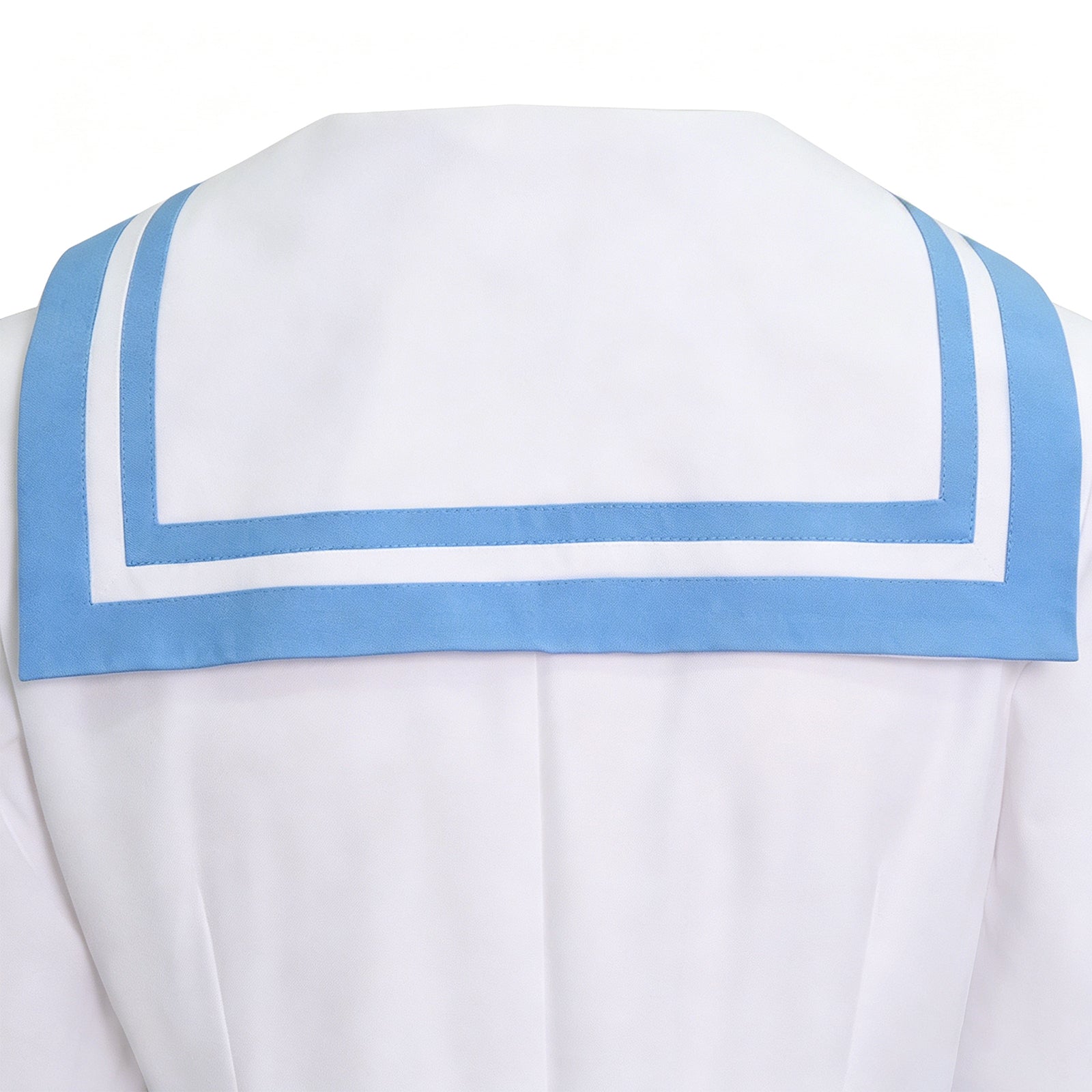 Women Vintage Sailor Collar Midi Dress Long Sleeve For Cosplay Party Daily Wear ACcosplay