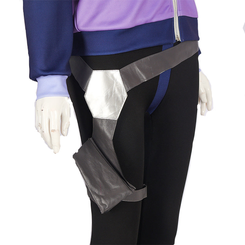 Rick and Morty Seal Team Rick Sanchez Cosplay Costume Purple Jacket Full Set ACcosplay