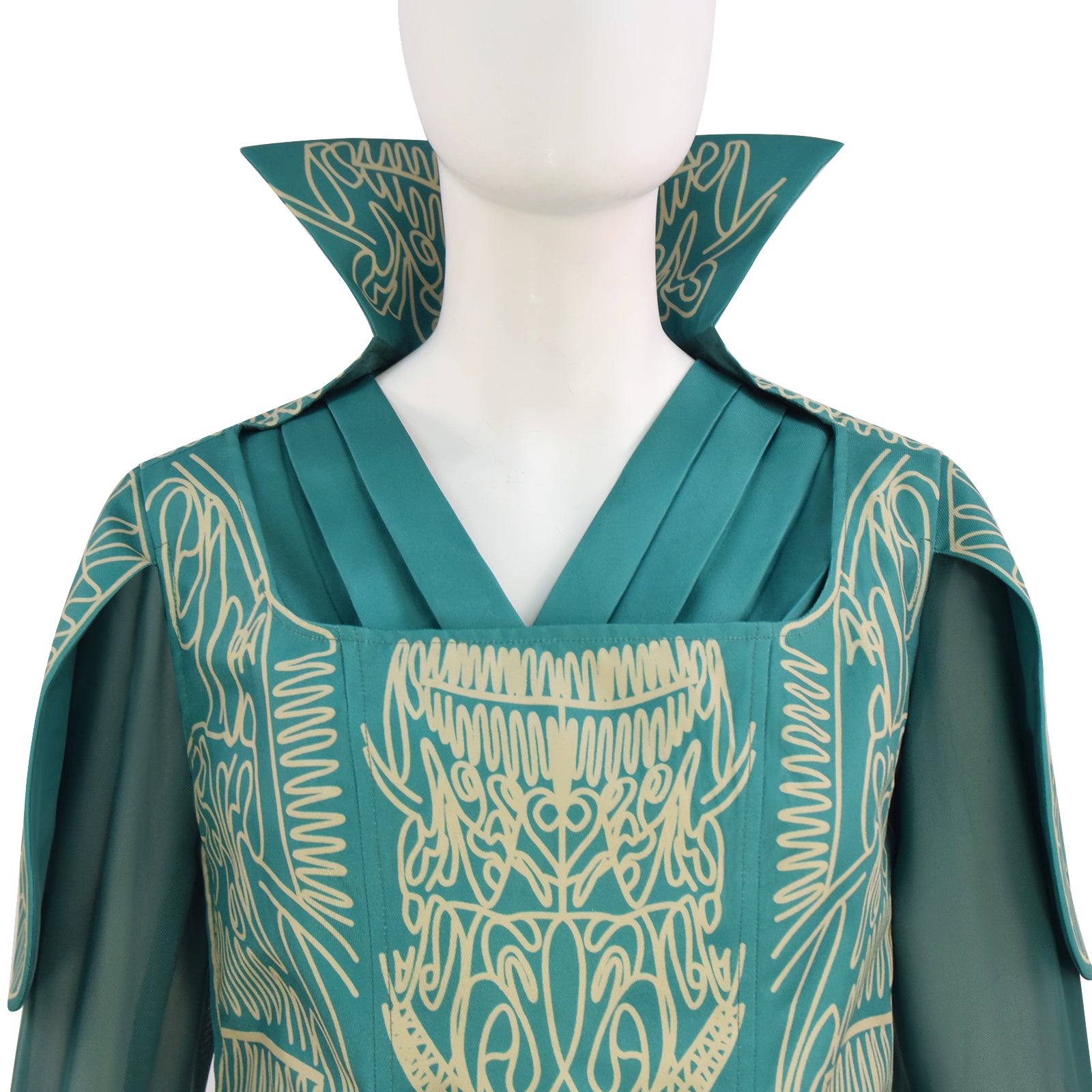 Wicked For Good Madame Morrible Cosplay Costume Halloween Green Party Suit ACcosplay