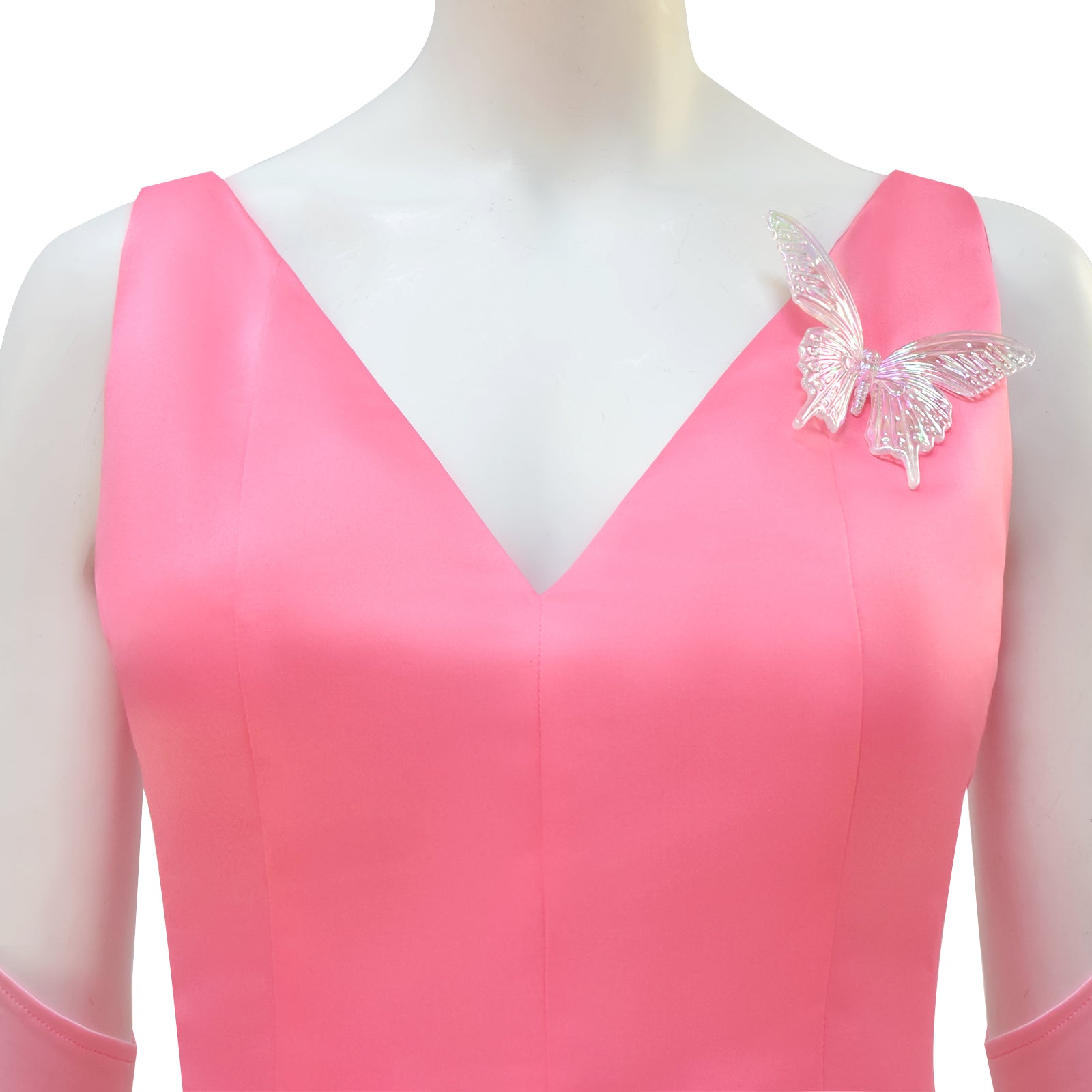 Wicked Witch Glinda Cosplay Costume Pink Dress Halloween Outfit ACcosplay