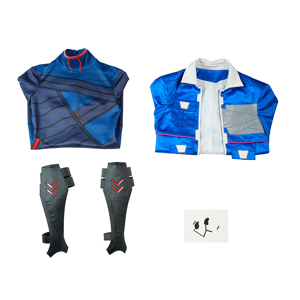 Cyberpunk Edgerunners 2 D Netrunner Cosplay Costume Halloween Carnival Suit ACcosplay