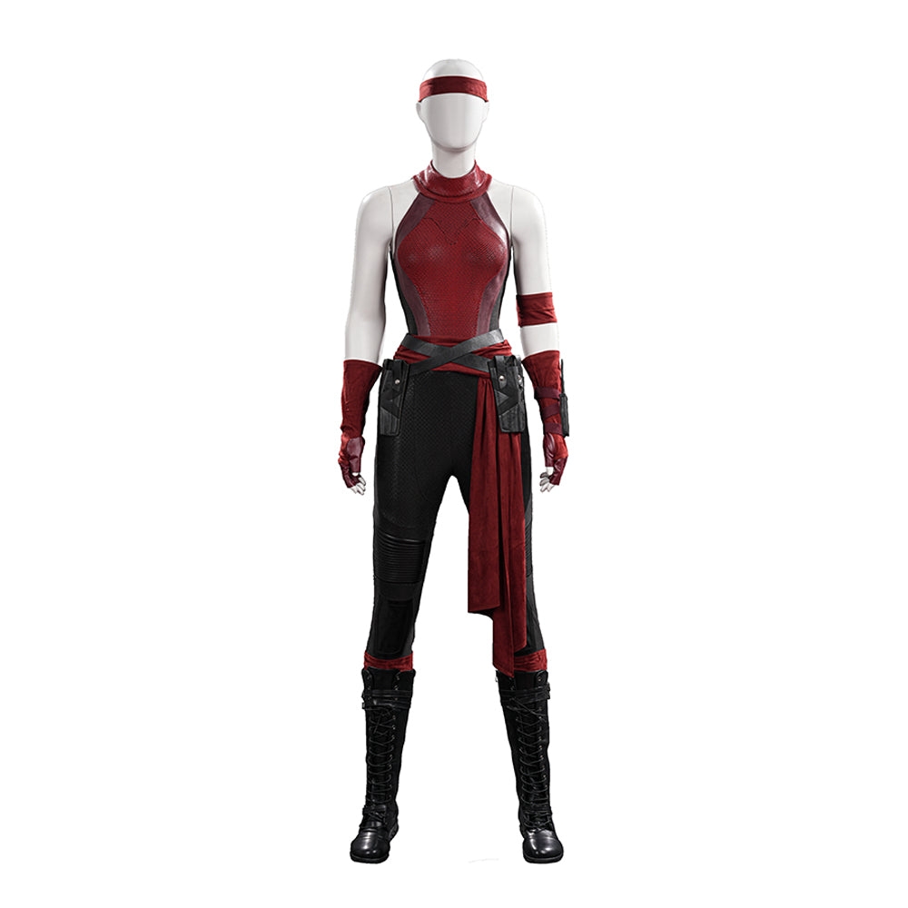 Elektra Cosplay Costume Daredevil Born Again Season 3 Women's Halloween Outfit ACcosplay