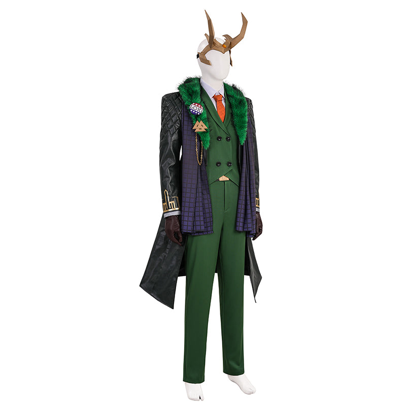 Marvel Rivals Loki Presidential Attire Cosplay Costume Halloween Outfits ACcosplay